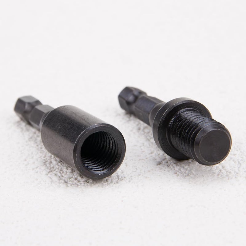 WSDMAVIS 2Pcs High Stability M10 Hanger Bolt Driver Double-Ended Screw Nut & Threaded Insert Driver Tool for Woodworking Home Appliance Fixing(1/4 Inch Drive M10*1.5mm) - Image 5